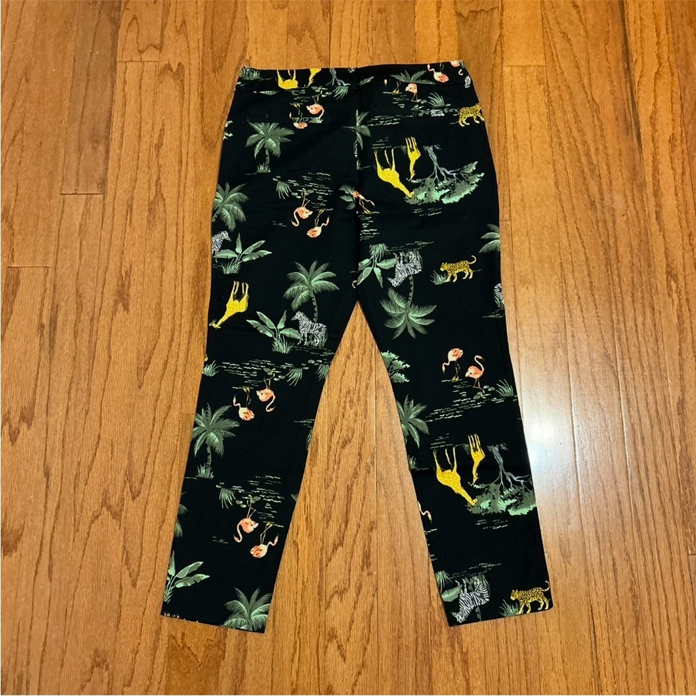OLD NAVY Pixie Safari Animal Print Ankle Pants Size M - Picture 4 of 7